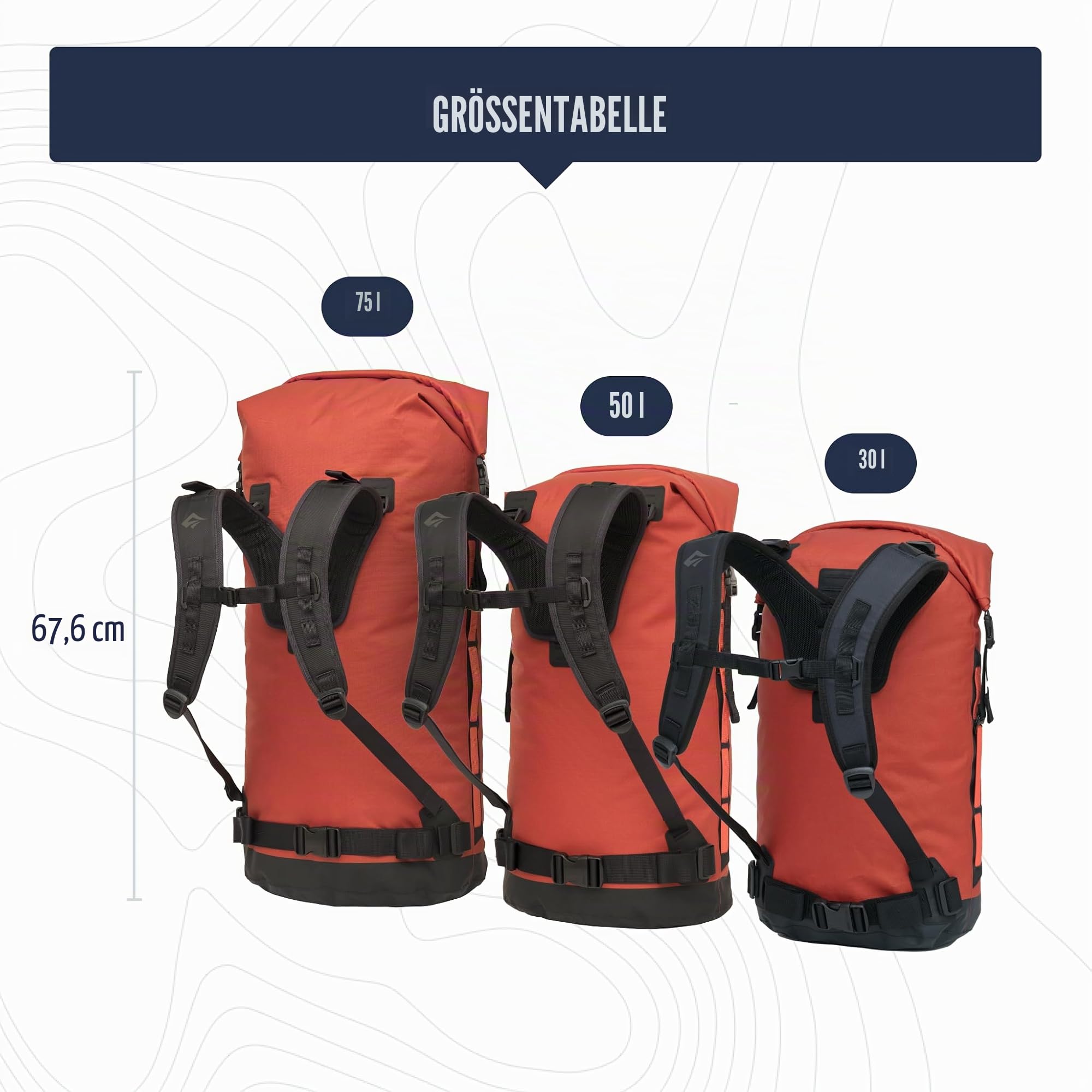 Sea to Summit Big River Dry Backpack 30L Picante
