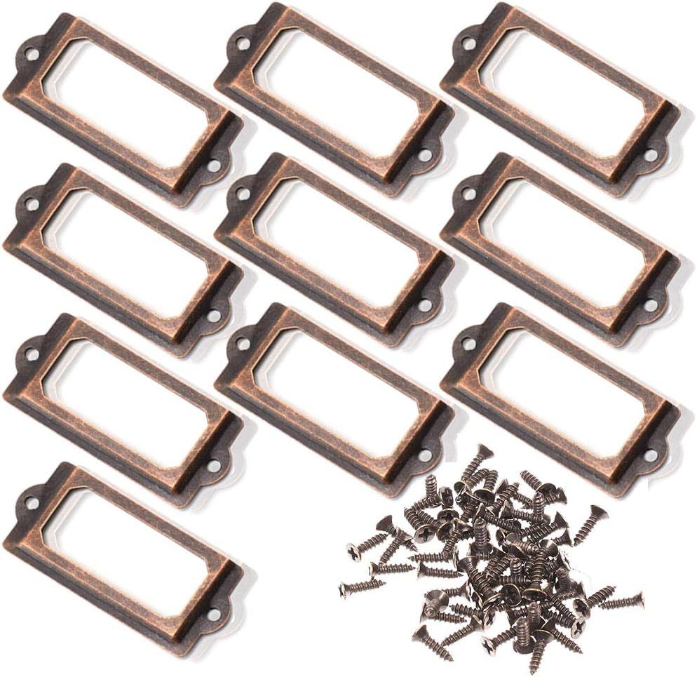 30PCS Metal Label Holders,Shelf Label Holder for Wood