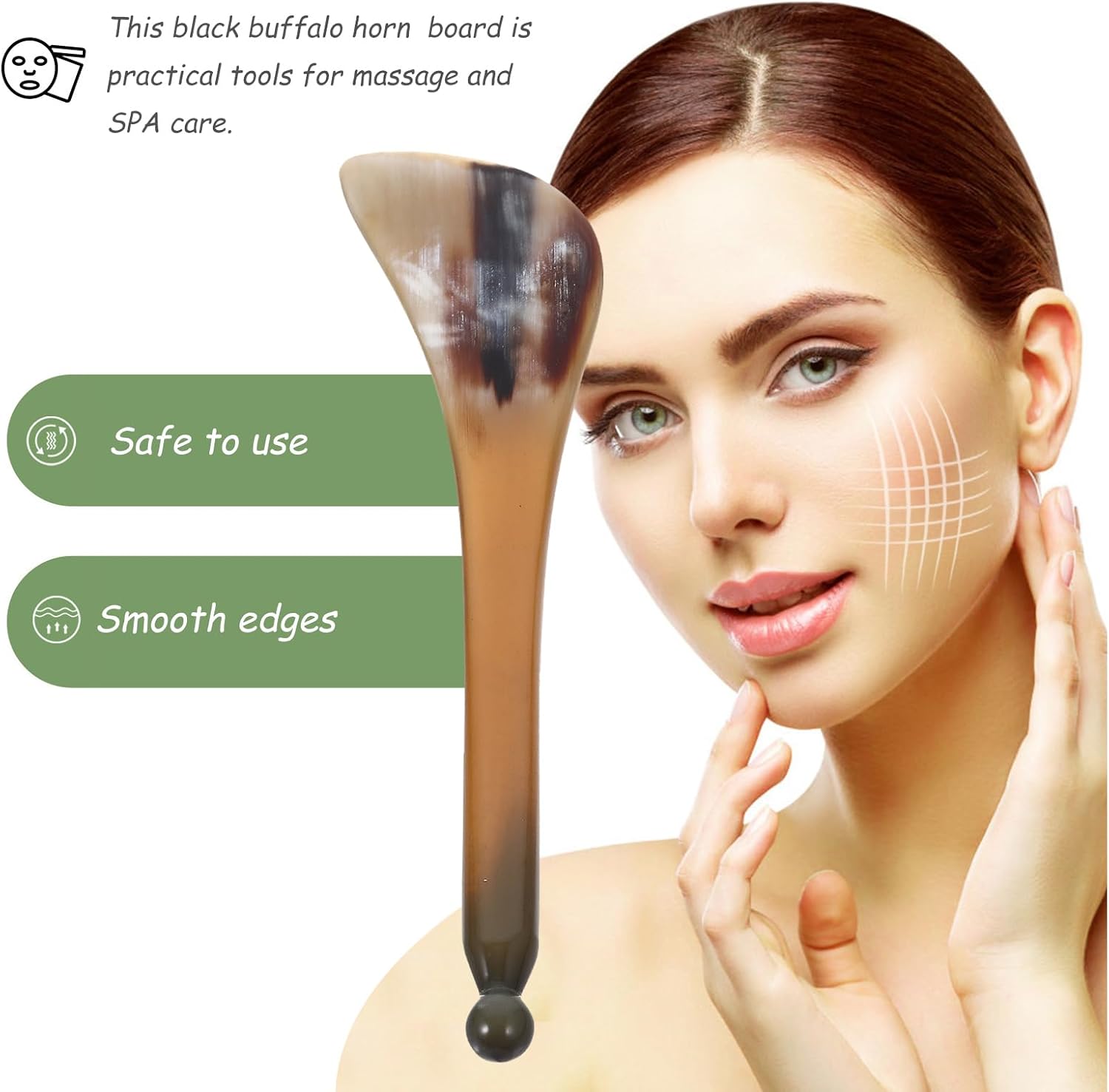 Beaupretty Facial Scraping Massage Tool Use for Spa Eyes Back Legs Arms Neck - Image 9