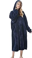 Vista 18 de Felicigeely Blanket Hoodie Wearable Blanket Sweatshirt Oversized Hooded Blanket Sweater Gift for Women
