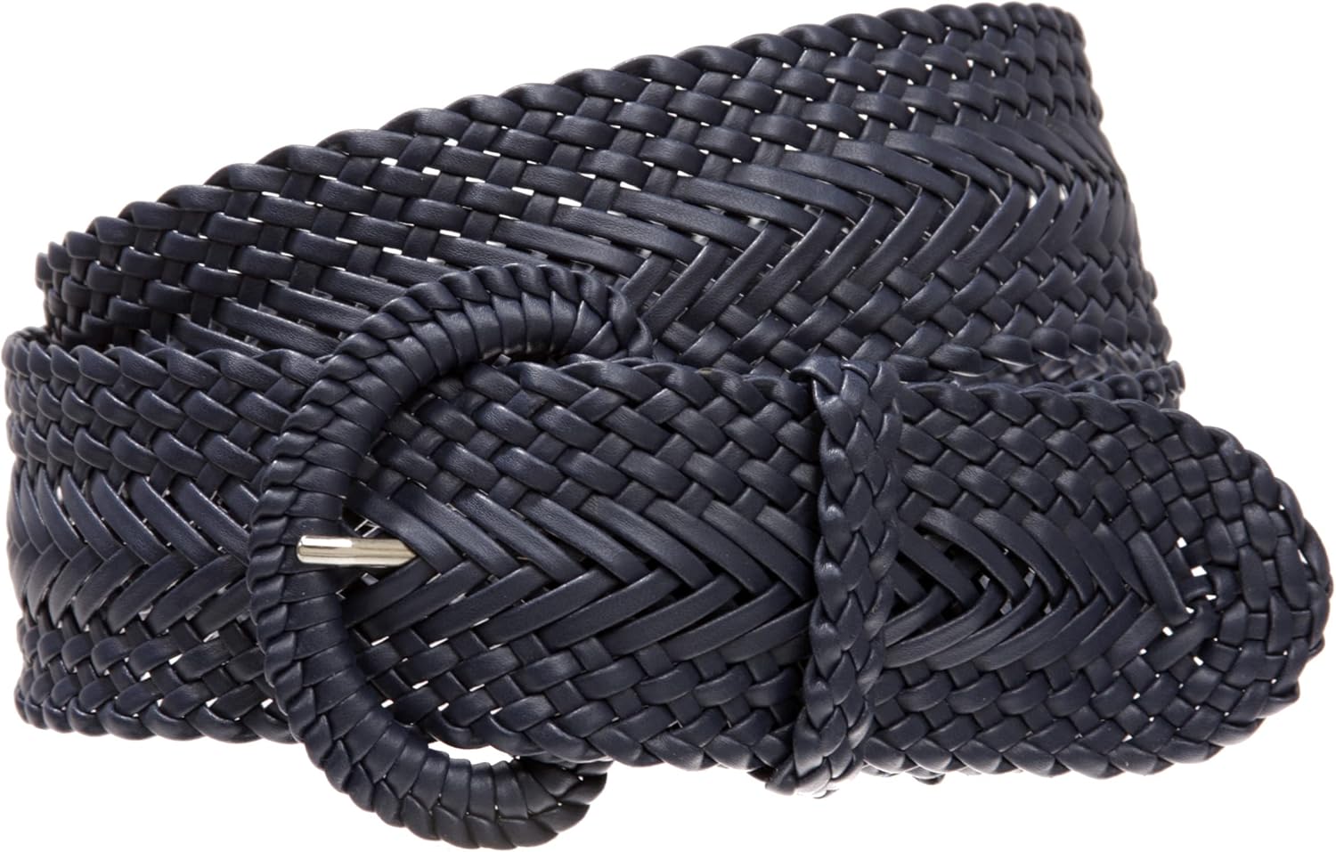 2 Inch Wide Hand Made Soft Metallic Woven Braided Round Belt