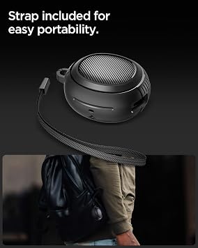 Spigen Audio TWS S10 Headphone Case Extra Durable Case Rugged Armor Air Duct Technology™ Military Grade Protection Matte Black Double Layer Case - ACS07965