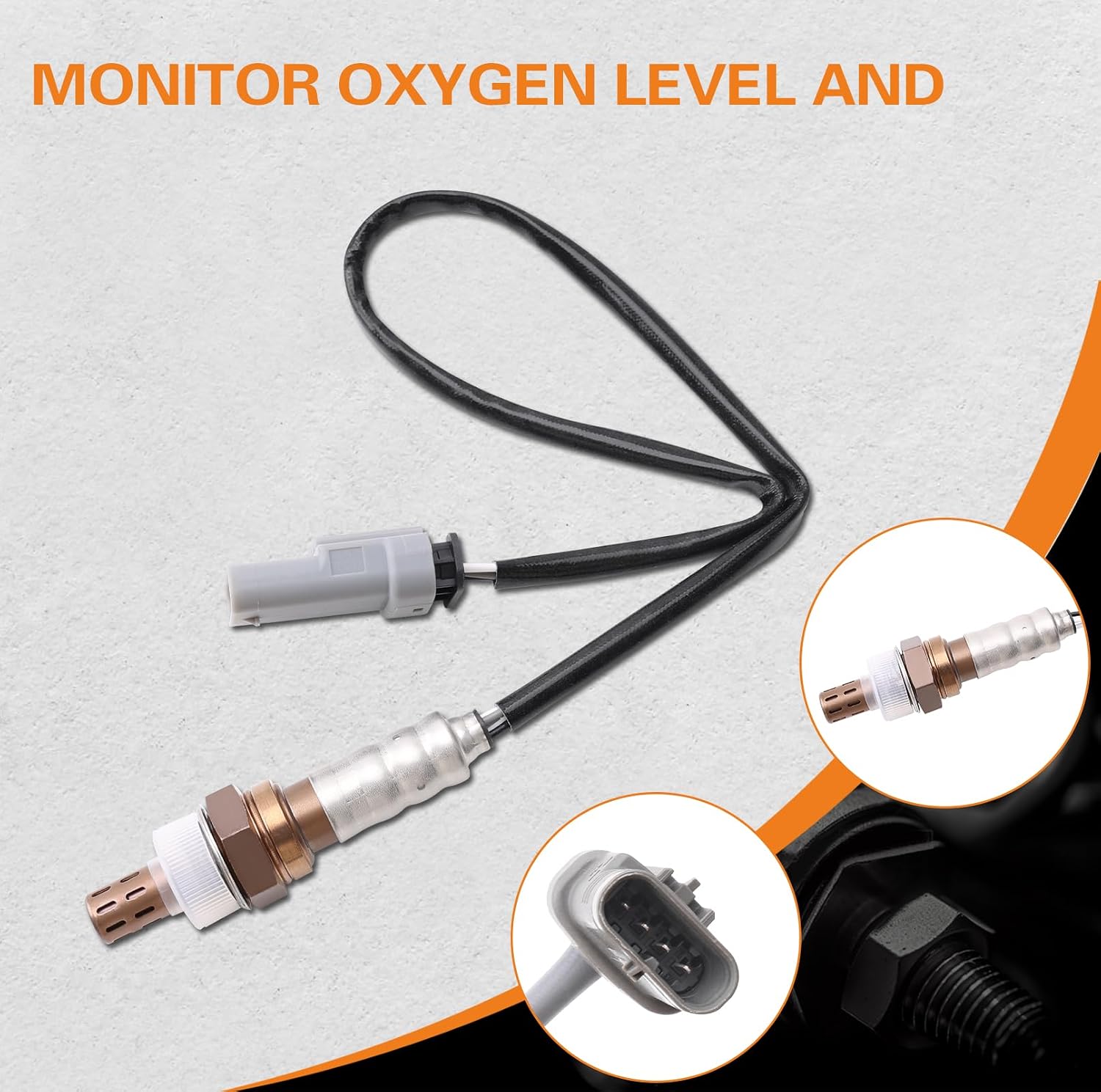 4Pcs Upstream Oxygen O2 sensor for 14-19 Silverado 1500 4.3L 6.2L,14-19 Sierra 1500 6.2L 4.3L,16-17 Express 2500 Van 6.0L 4.8L ,18-20 Savana 2500 Van 4.3L 6.0L 4.3L etc.OE#2344940*2 2344974*2