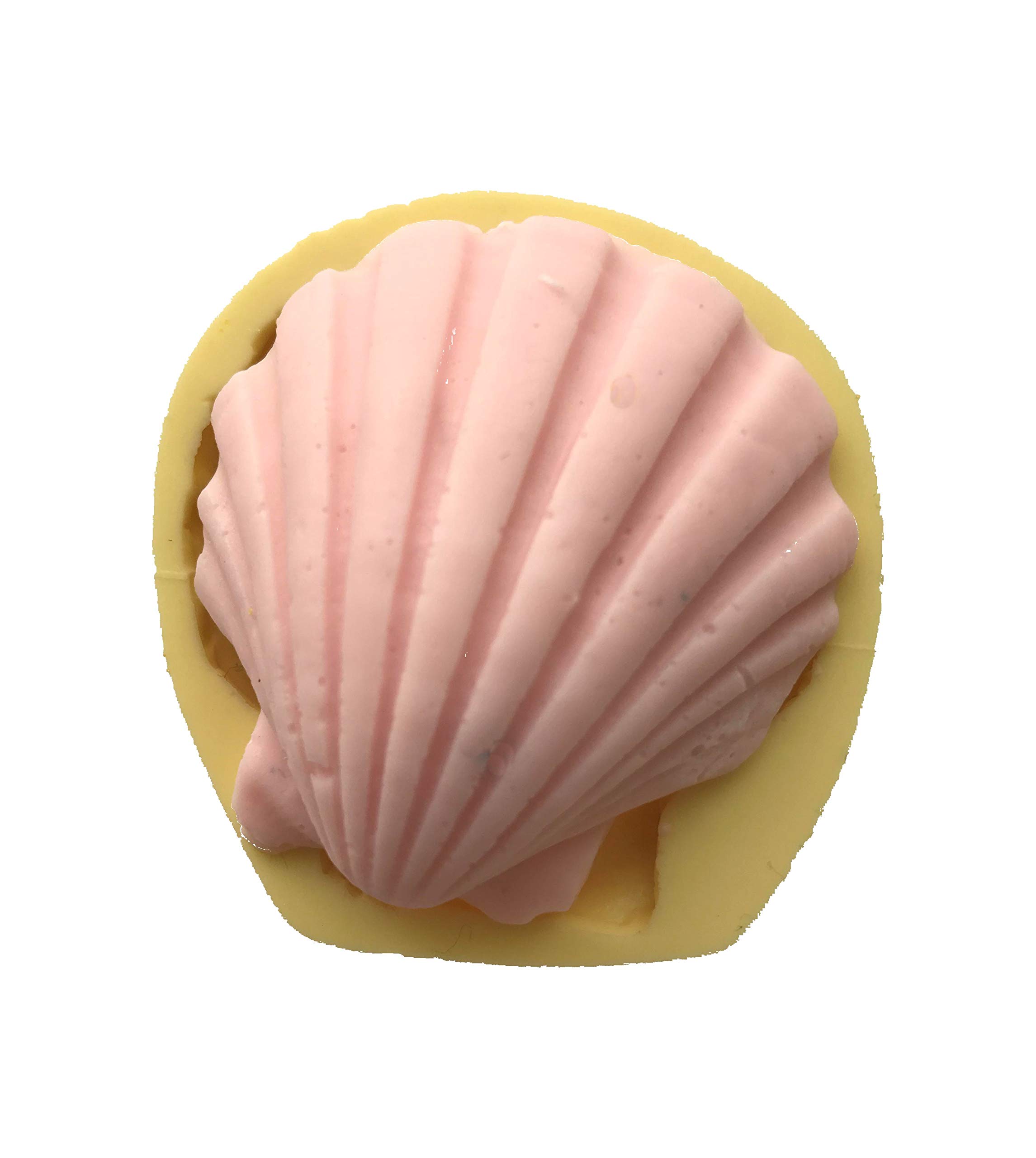 Deniz Kabuğu Şeklinde Silikon Pasta ve Seker Hamuru Kalibi 5,5x5x2 cm