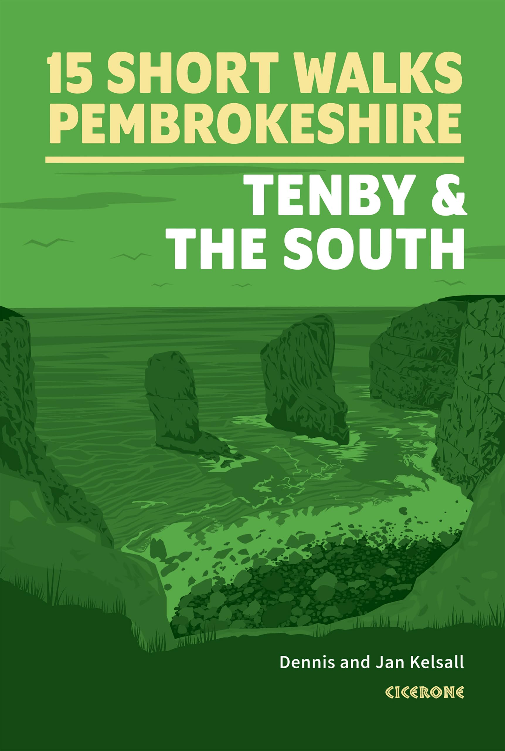 15 Short Walks in Pembrokeshire Tenby and the south by Dennis Kelsall PAPERBACK