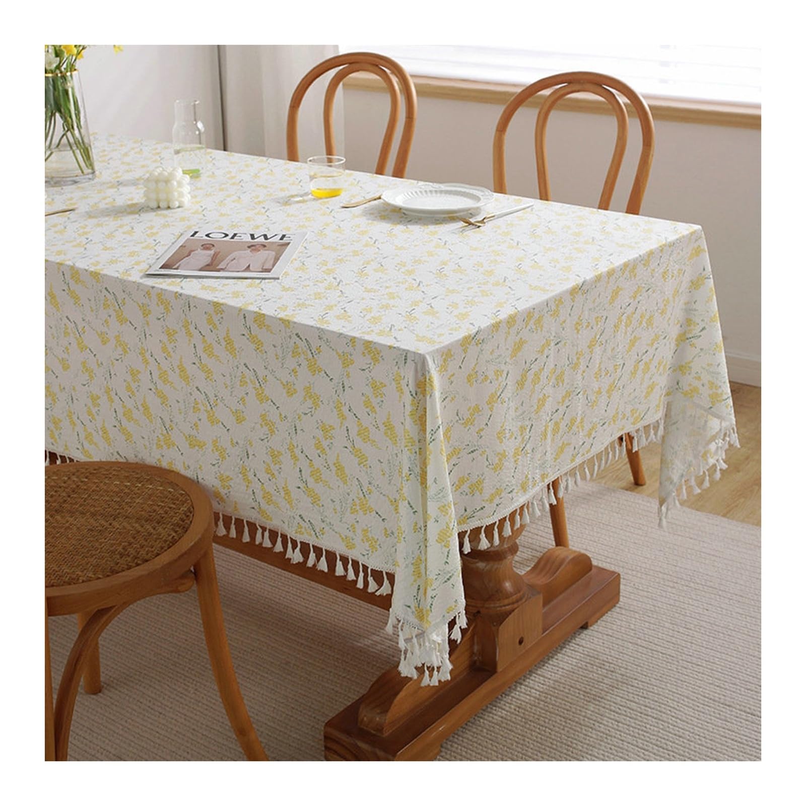 Nappe de table anti tache pour éliminer les corvées de lavage
