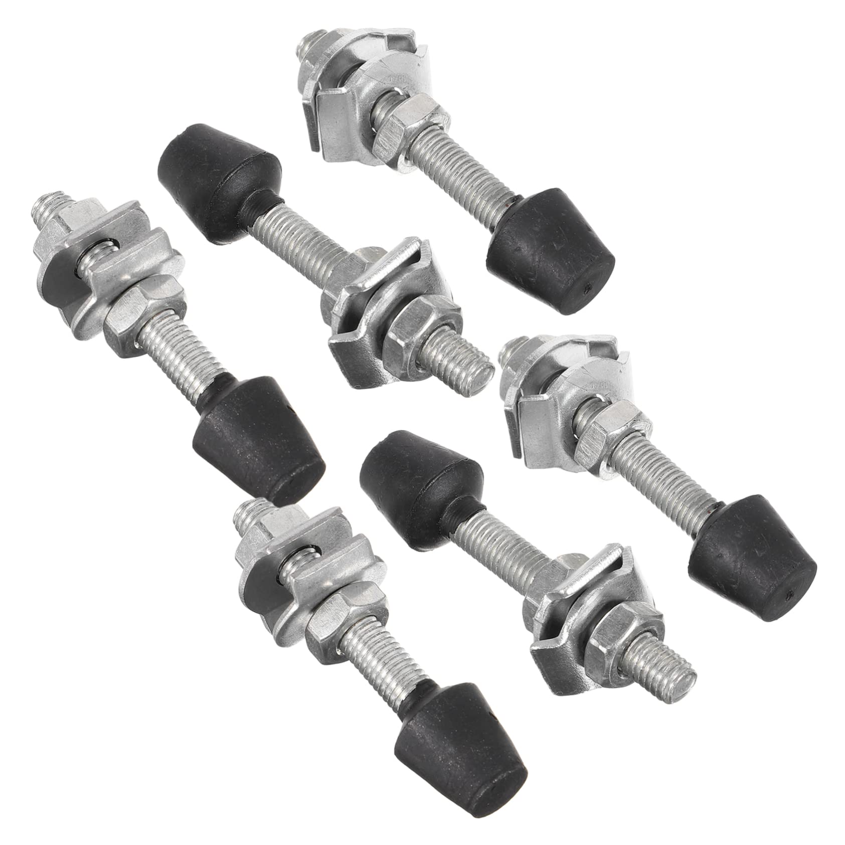 Housoutil Toggle Clamp Screw Screw Clamp for Woodworking 6pcs Iron Plastic Easy Tightening