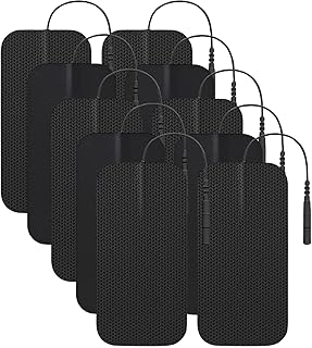 TENS Unit Replacement Pads 2"X4" 10Pcs, Reusable Electrode Pads with Upgraded Self-Stick Performance, Large Latex-Free TENS Pad Compatible with TENS 7000, AUVON, Etekcity, Nicwell Care TENS EMS Unit