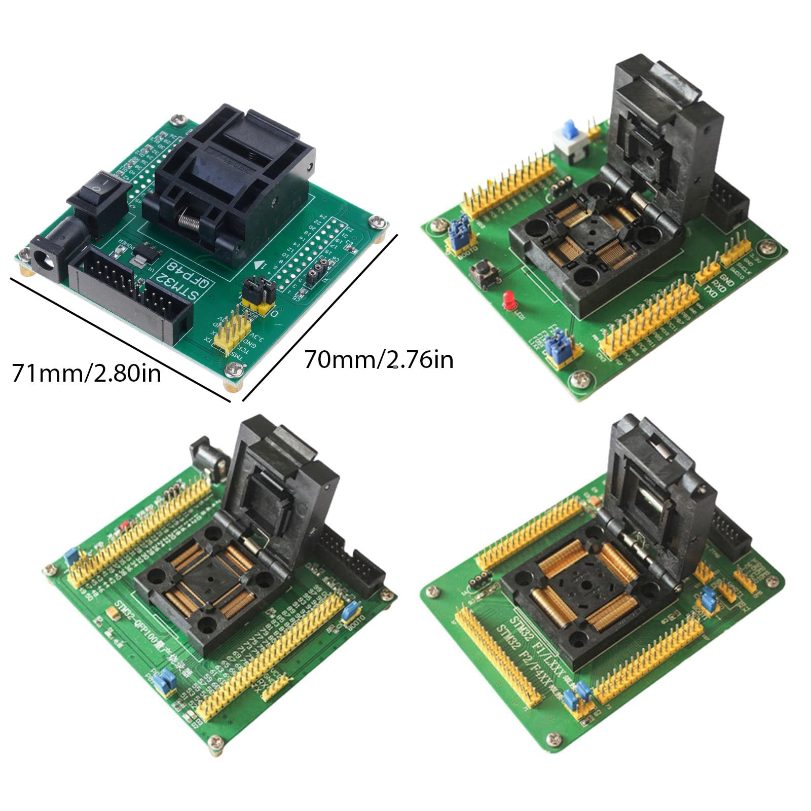 LQFP48 / 64/100/144ft Download Programmatore e Debugging Station con Struttura per Chip Burning Programmatore Adattatore