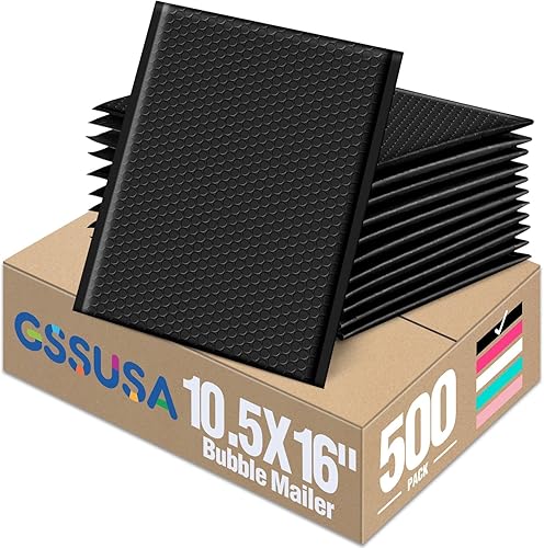 Miniatura 61 de GSSUSA - Sobres acolchados de polietileno de 6” x 10”, sobres de burbujas, bolsas sobres para envíos de pequeños paquetes, bolsa de envío, paquete