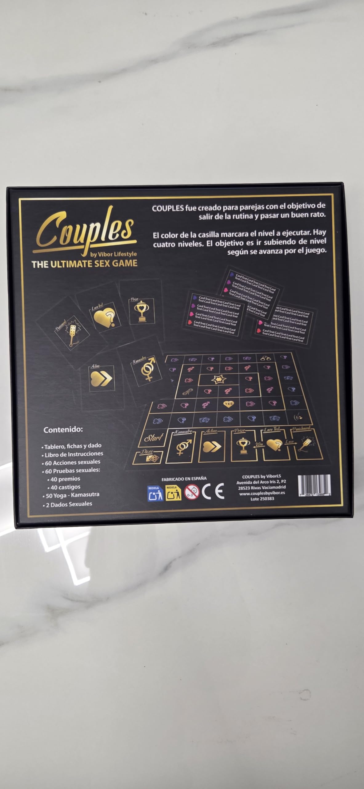 Couples – Juego de Parejas Adulto para Reavivar la Relación/Juego Erótico de Mesa/Regalo Original para Parejas