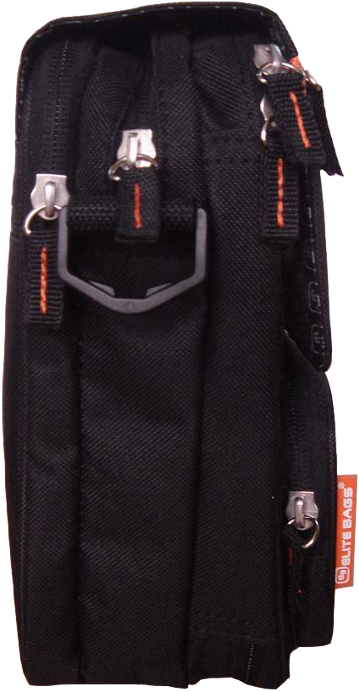 Elite Bags, Sac à bandoulière isotherme, Mod. Fit's, Pour personnes diabétiques, Noir et orange