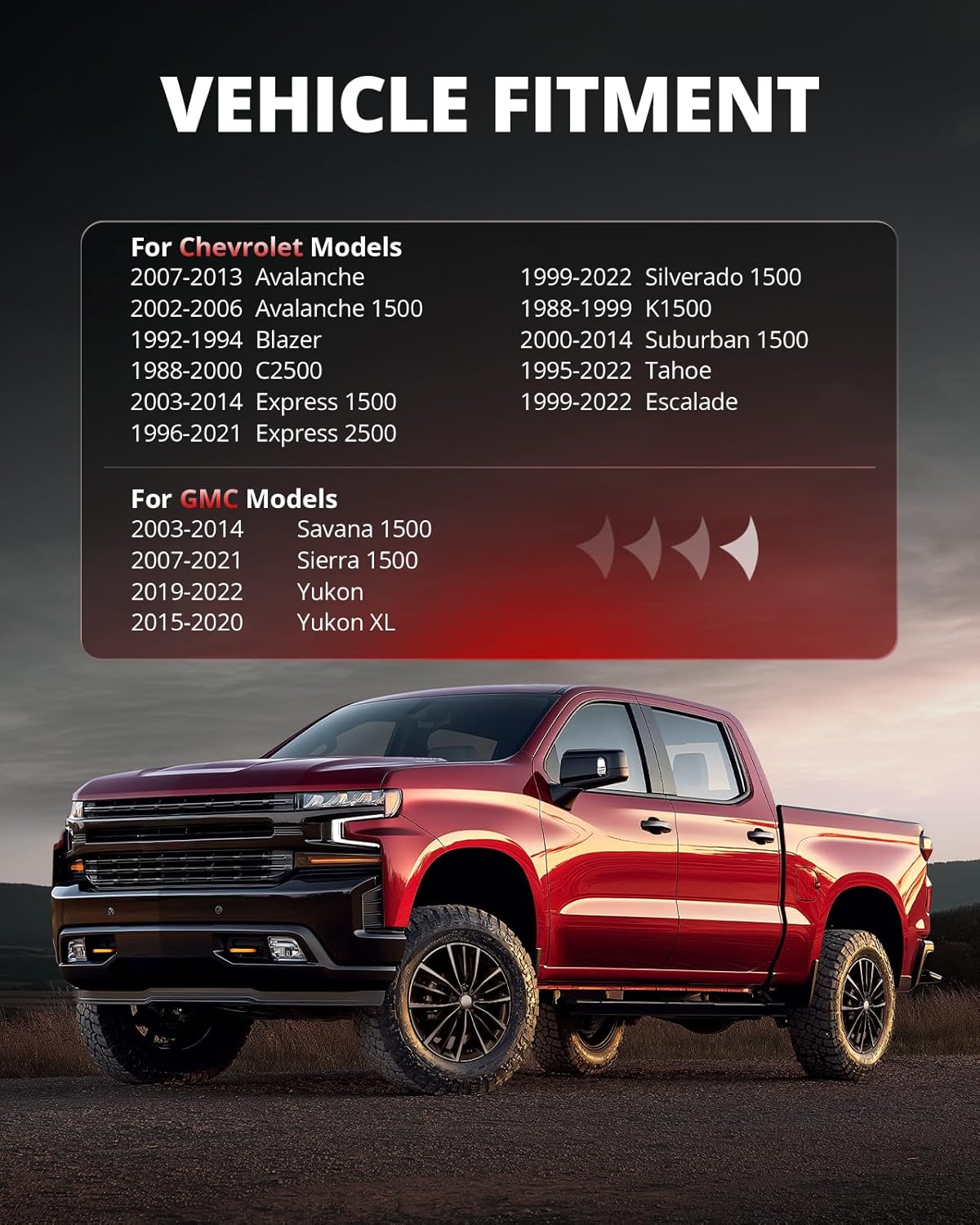 EVIL ENERGY 6x5.5 Wheel Spacers 1 inch Compatible with Chevy 1999-2022 Silverado 1500, 6x139.7 mm 6 Lugs 108mm Hub Bore M14x1.5 Studs Black, Not Hubcentric - Image 3