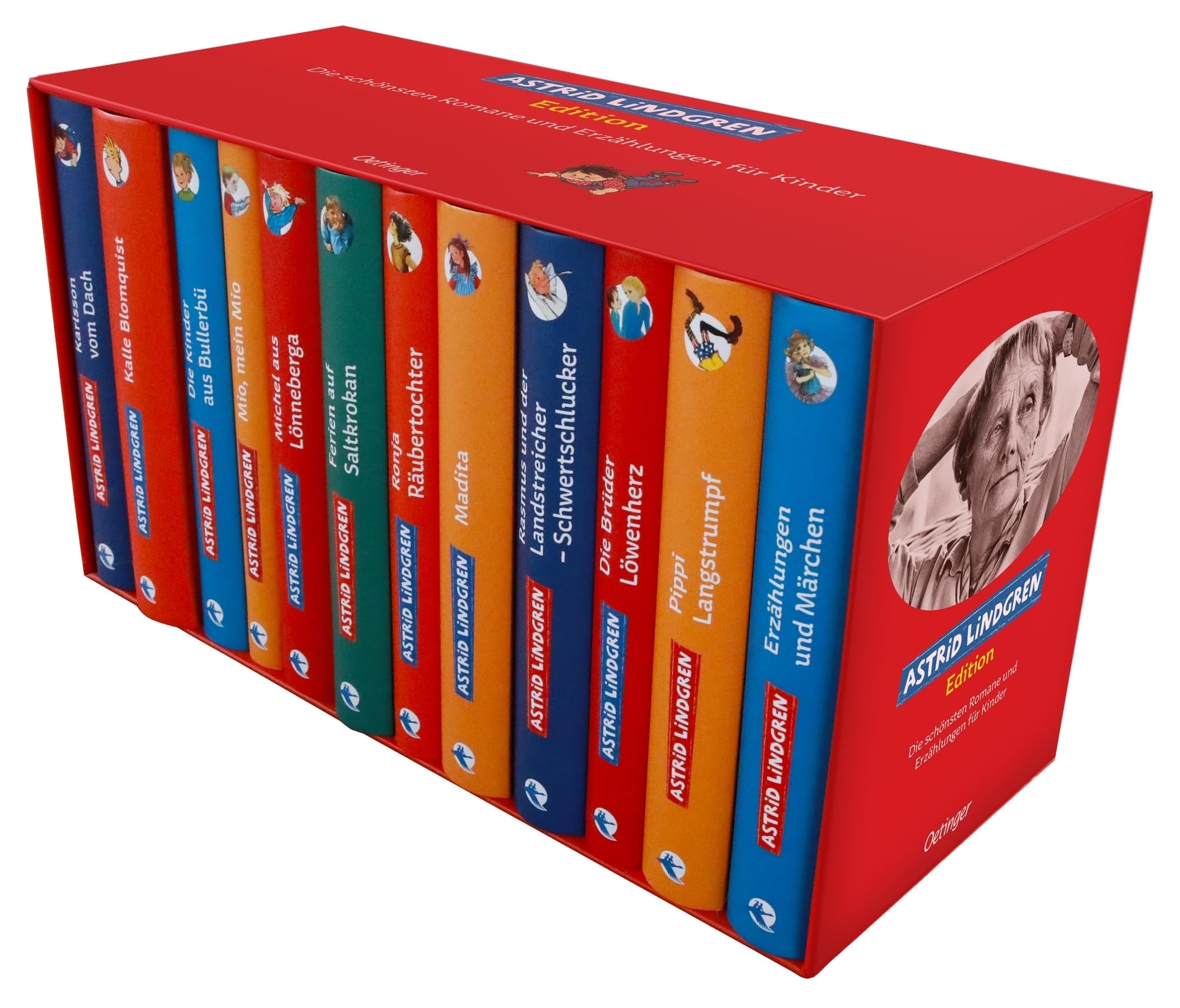 Astrid-Lindgren-Edition. Die schönsten Romane und Erzählungen für Kinder: Sammlung im Schmuckschuber, ideal für junge Leser ab 8 Jahren