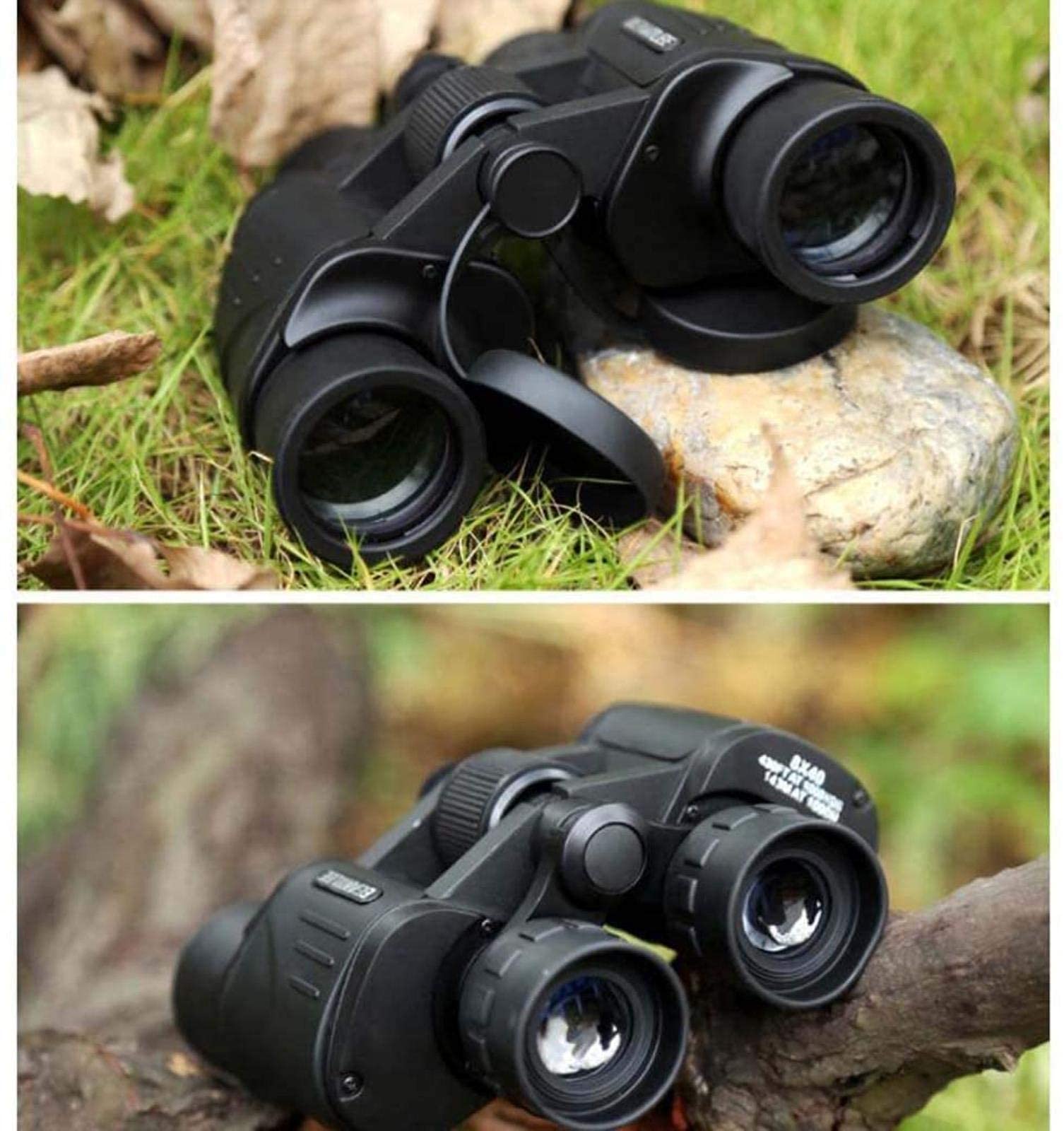 Metallfernglas mit großem Okular, HD-Bak4-Prisma, Vibrationsschutz, langlebiges Fernglas für die Vogelbeobachtung beim Camping, ergonomisches Design, rutschfestes Design