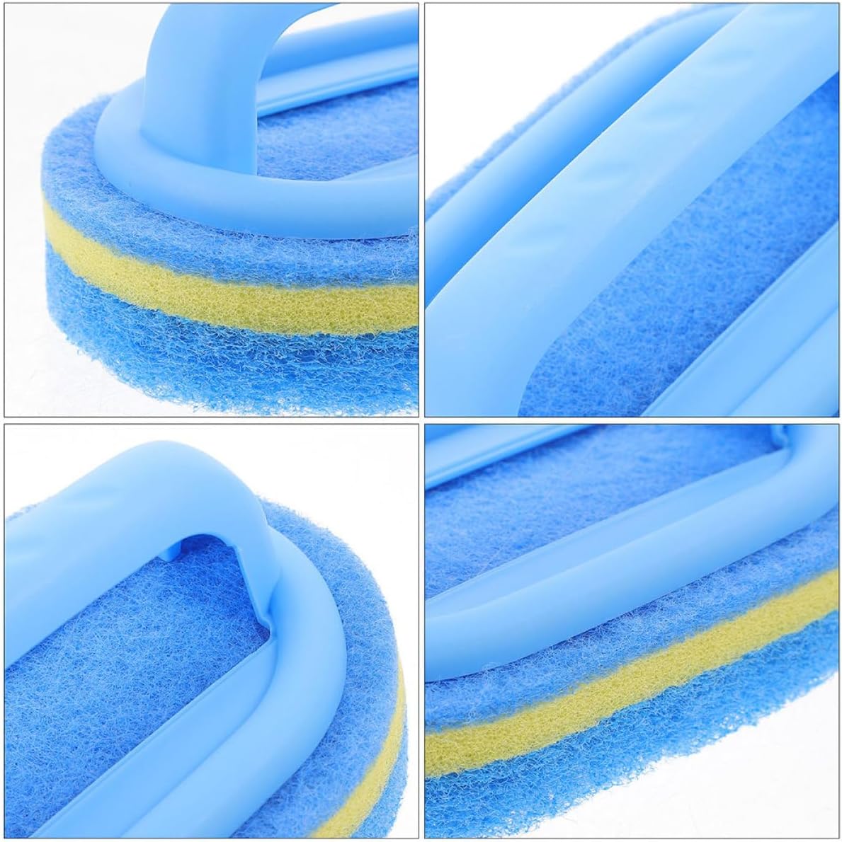 3sets Premium Cleaning Sponge for Bath Kitchen Soft Handheld Brush Comfortable to Use 3pcs*3