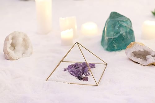 Miniatura 5 de Pirámide de cobre de 9.8 pulgadas para meditación + libro electrónico, energía curativa, meditación piramidal, pirámide para curación, pirámide para