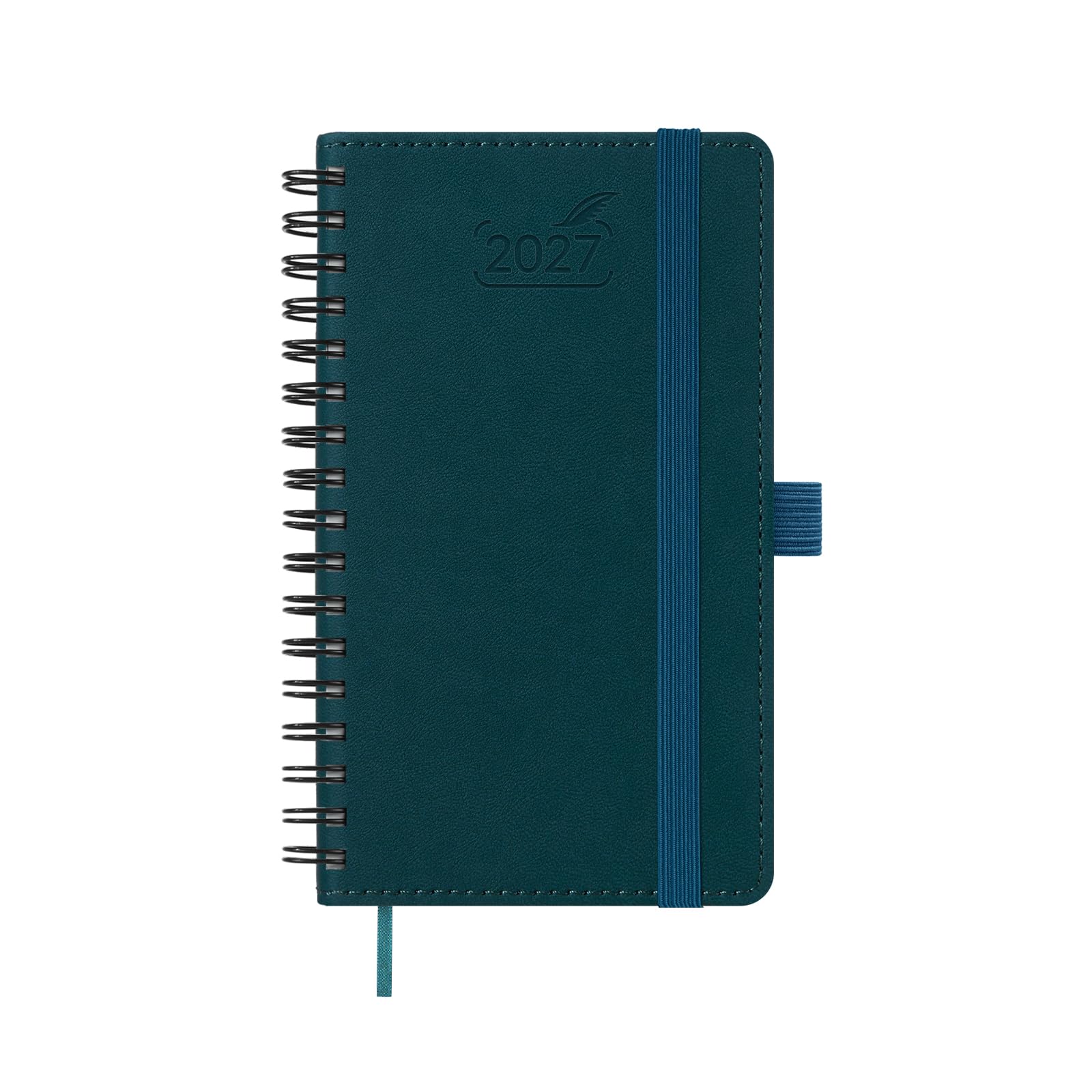 BEZEND Pocket Diary 2027 Horizontal Week to View Spiral Softcover A6 — image 1