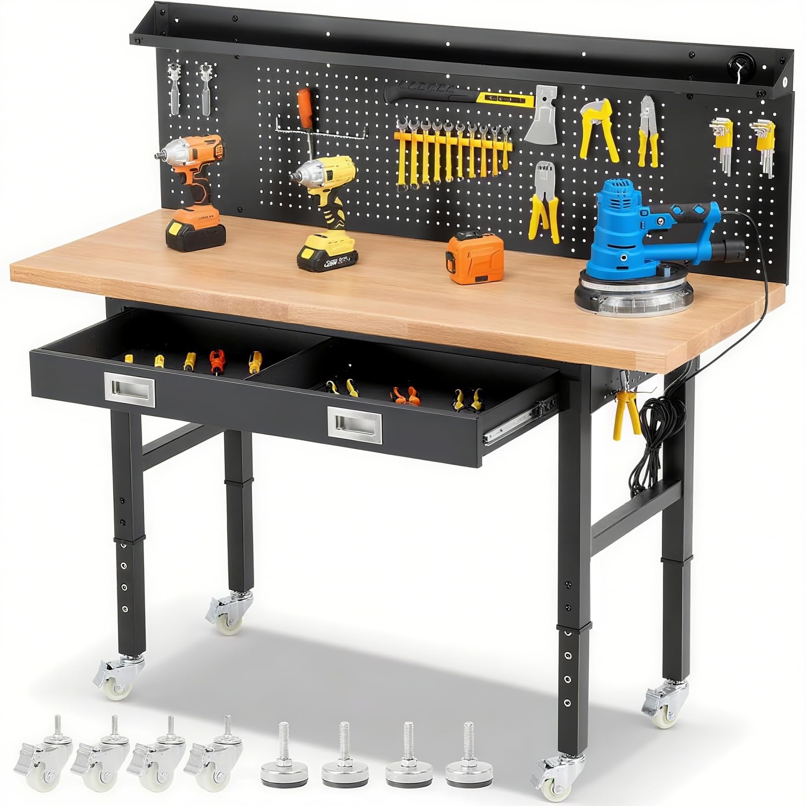 ENJOYWOOD Workbench with Wheels