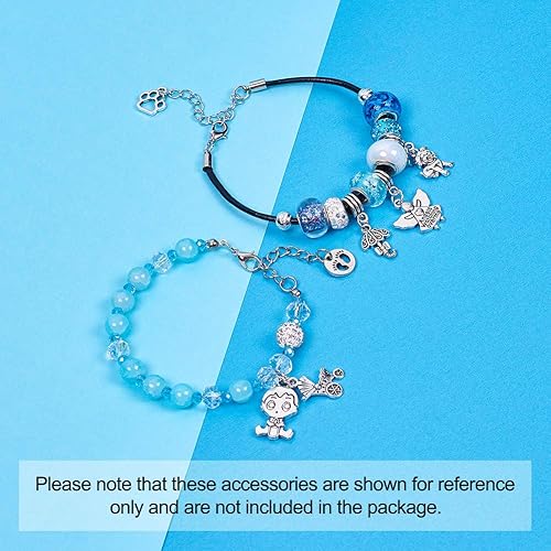 Miniatura 7 de Pandahall - 150 dijes de nacimiento de bebé estilo tibetano, aleación de plata antigua, colgantes para bebés niños y niñas, dijes para baby shower,