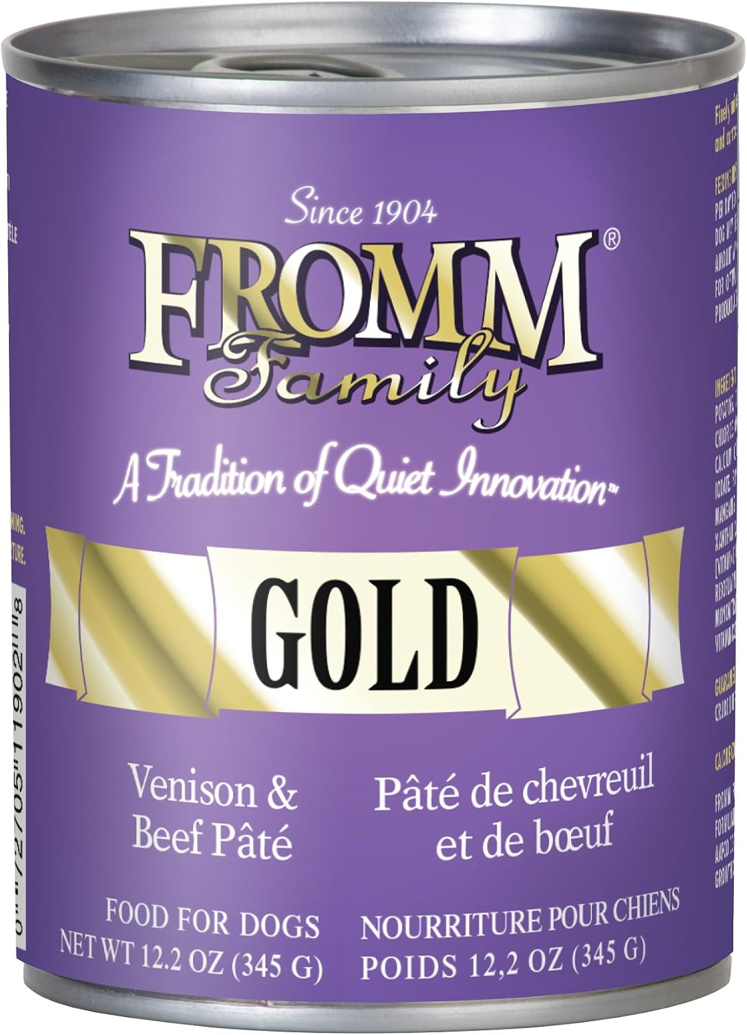 Fromm, Gold, Venison/Beef Pate, 12.2 Ounce