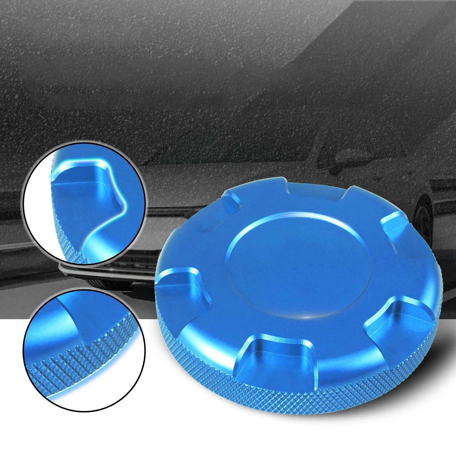 IBNA Coche OEM 3C0121321 Tapa del Radiador De Refrigerante para A3 8V 8Y S3 8V TT RS3 8Y Q3 Accesorio(Azul)