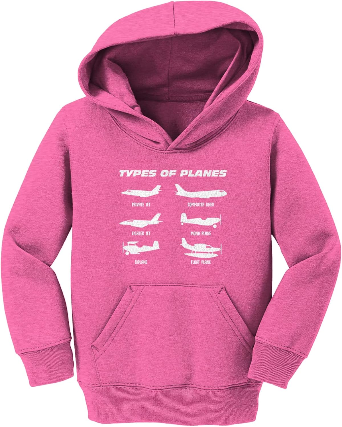 Tcombo Types Of Planes - Airplanes Jets Toddler/Youth Fleece Hoodie