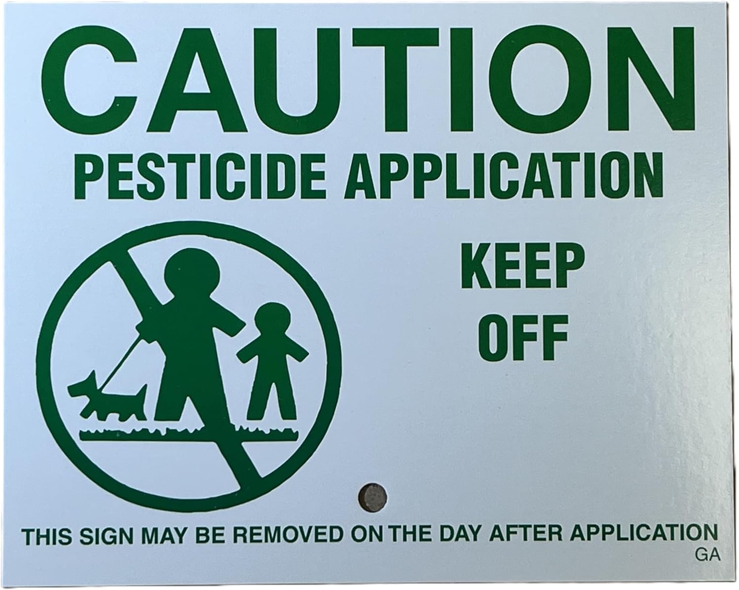 Pesticide Application Sign - Georgia Pesticide Treatment Lawn Sign (1000 Signs Only)