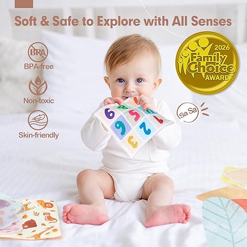 Miniatura 6 de hahaland Caja de pañuelos de juguete para bebé, juguetes Montessori de 6 a 12 meses, juguetes Montessori para niños de 6 meses, regalos para bebés,