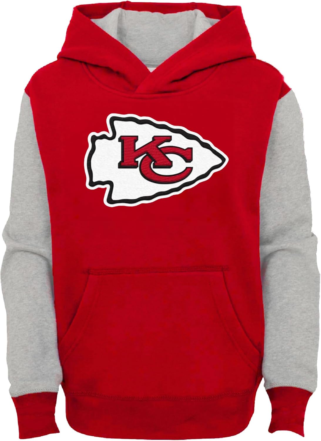 NFL Kids Youth 8-20 Offically Licened Heritage Team Color Primary Logo Cotton Pullover Football Hoodie