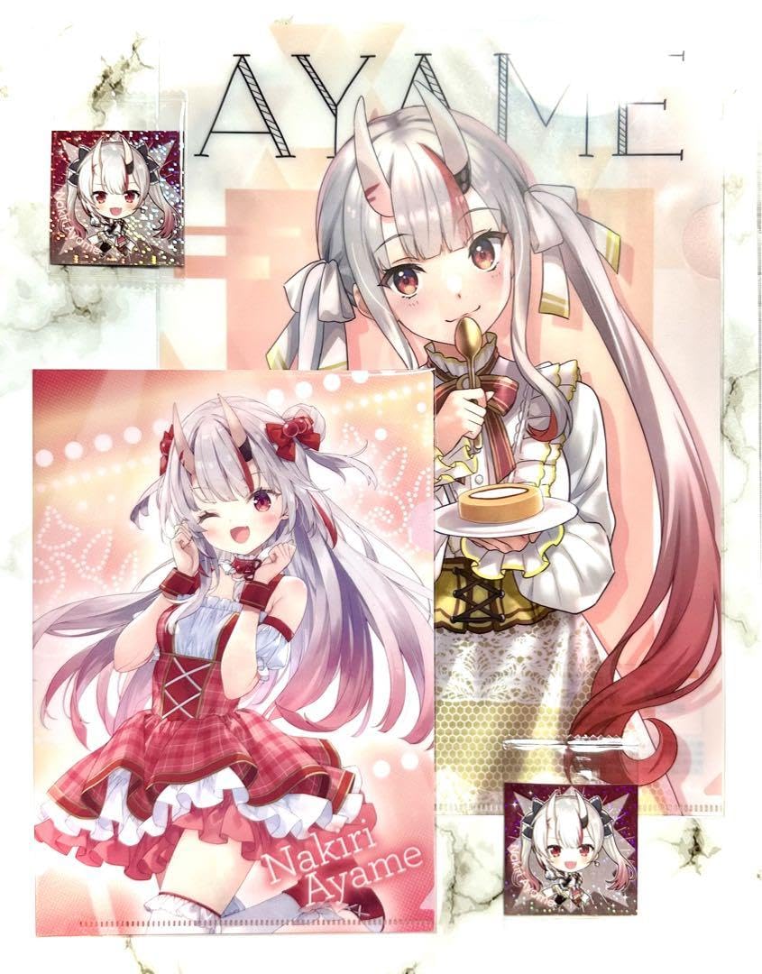 【特典付き】百鬼あやめ　8点セット　ホロライブ　梅田　大阪 特典付き】百鬼あやめ 8点セット ホロライブ 梅田 大阪 特典付き