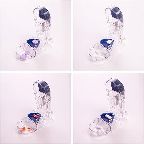 Miniatura 4 de Apex, separador de píldoras ultra, 70068, paquete de de 1, azul y transparente, 1, 1