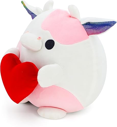 Miniatura 3 de Lucky Radish Axolotl - Animal de peluche de ajolote de corazón, regalo del día de San Valentín para novianovio (vaca amorosa)