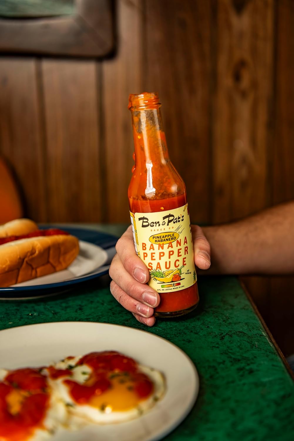 NEW | Ben & Pat’s | Banana Pepper Sauce 2 Pack – Original & Pineapple Habanero | Our Best Value | Perfect for Gifts | Original Medium Heat & Our Sweet, Tropical Heat Sauces | Naturally Sweet