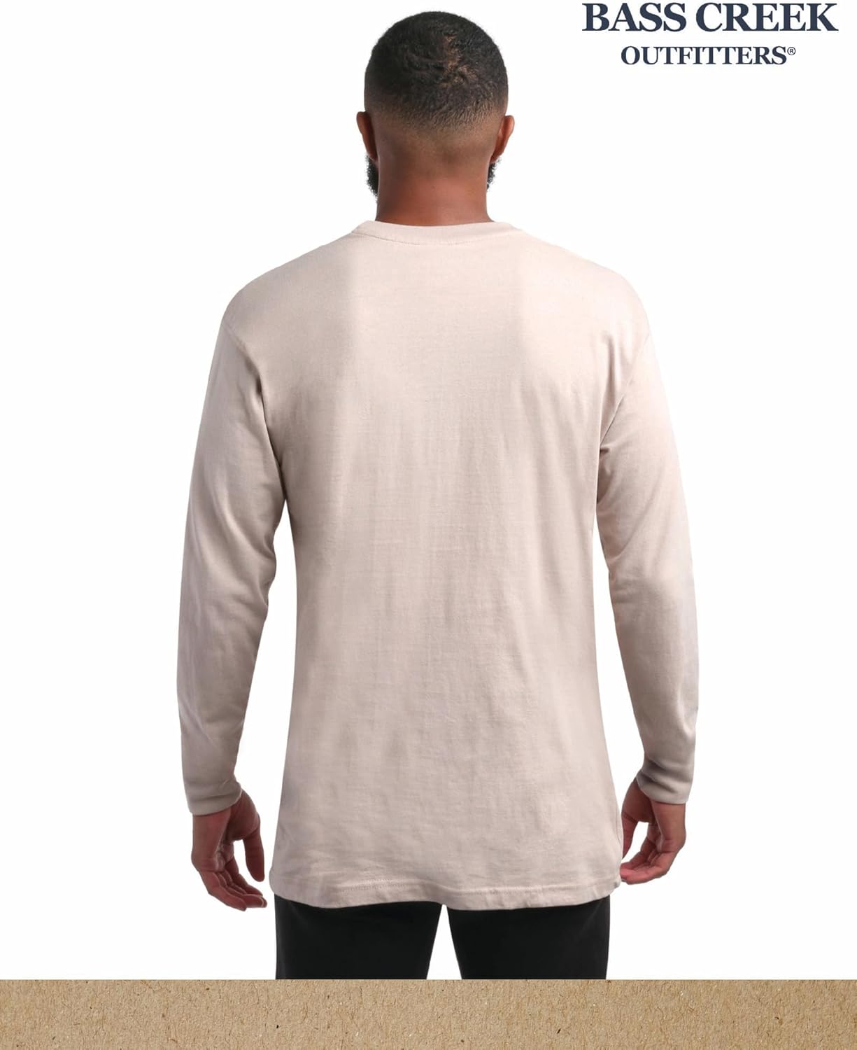 Bass Creek Outfitters Mens Long Sleeve Shirt - Heavyweight Crewneck Long Sleeve Work Shirts for Men with Pocket Tee (M-XXL) - Image 6