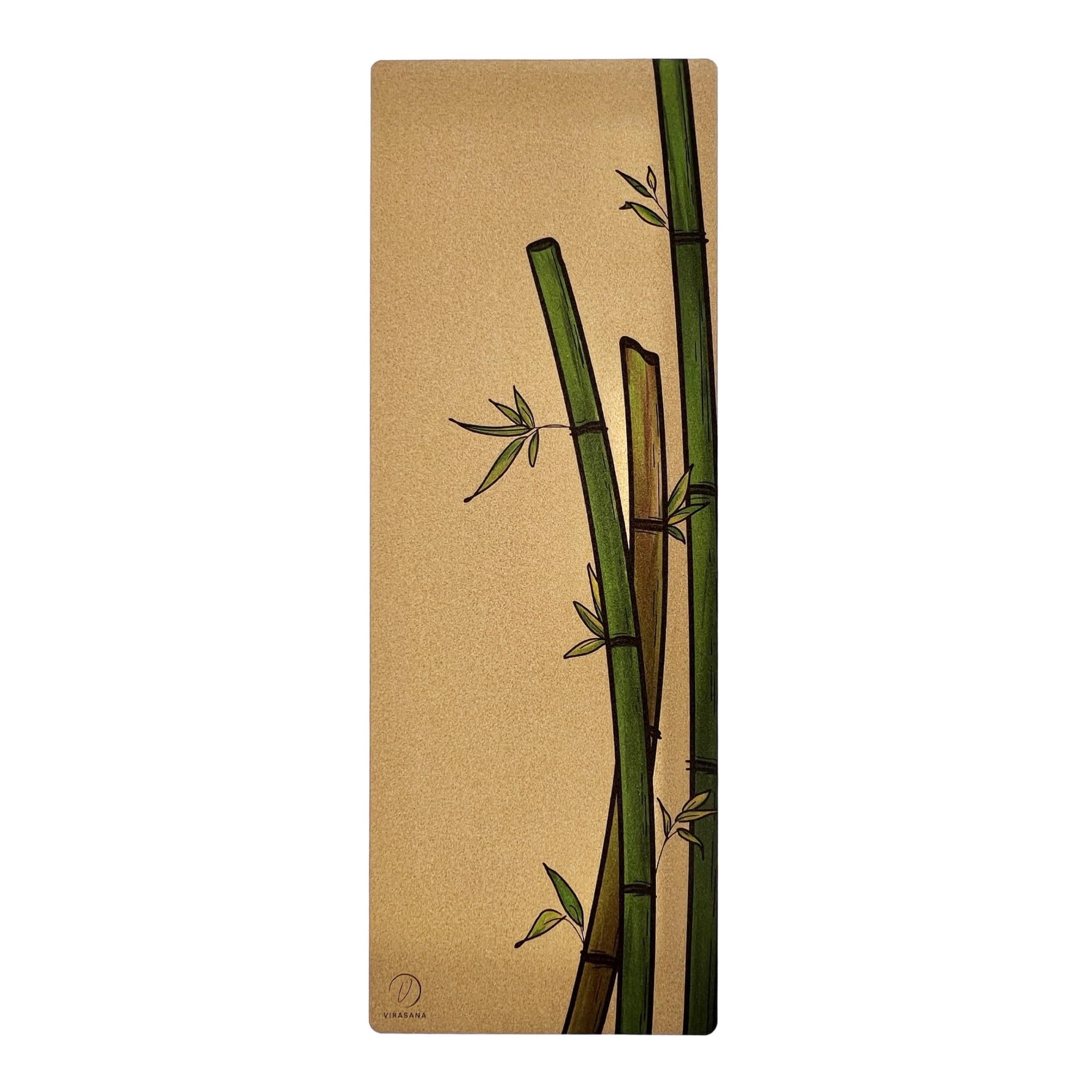 Eco-Friendly Non-Toxic Cork Yoga Mat Sweat Resistant Non-Slip Flat Mat Ideal for Hot Yoga Bikram Vinyasa Power Pilates