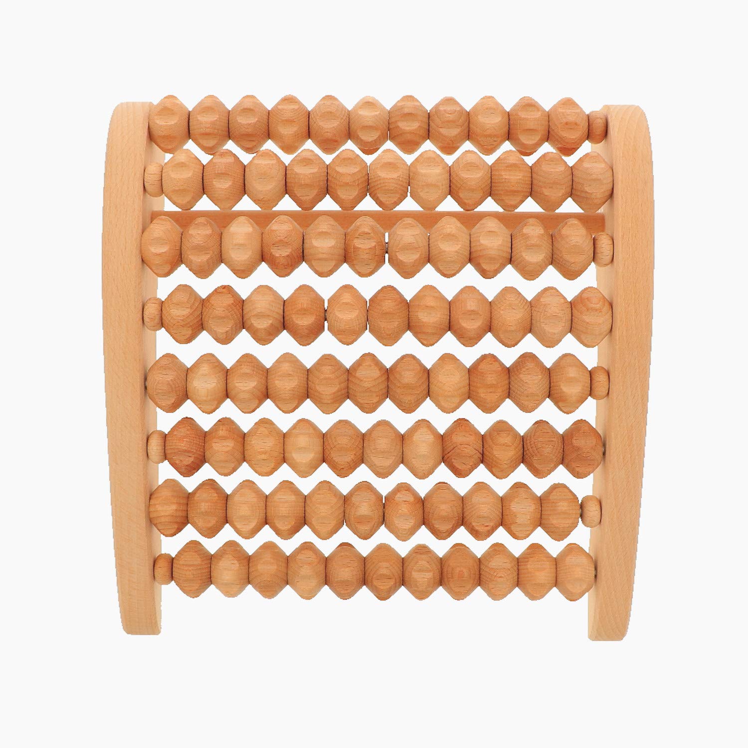 Gravidus Fußreflexzonenmassage Fußmassageroller für beide Füße - Massagegerät für Füße Holzmassagegerät - Fussmassagegerät Holz, Linderung von Schmerzen - aus Holz ca. 27,5 x 26 cm