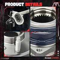 Vista 4 de MAYASAF 513121 Conjunto de cojinete de cubo de rueda delantera para Chevy Impala/Venture/Monte Carlo, para Buick Century/Rendezvous/Terraza