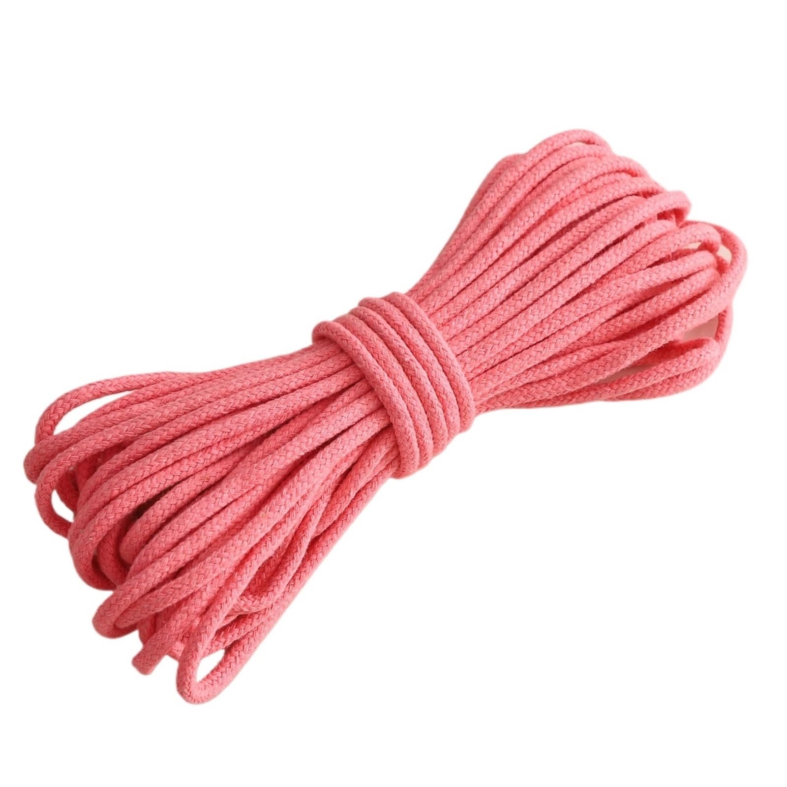 Cotton Macrame Cord 3.0mm 10m Braided Cotton Cord Multi-use Rope for DIY Tapestry Clothing Sewing Craft Projects Handicraft Home Supplies(Color17)