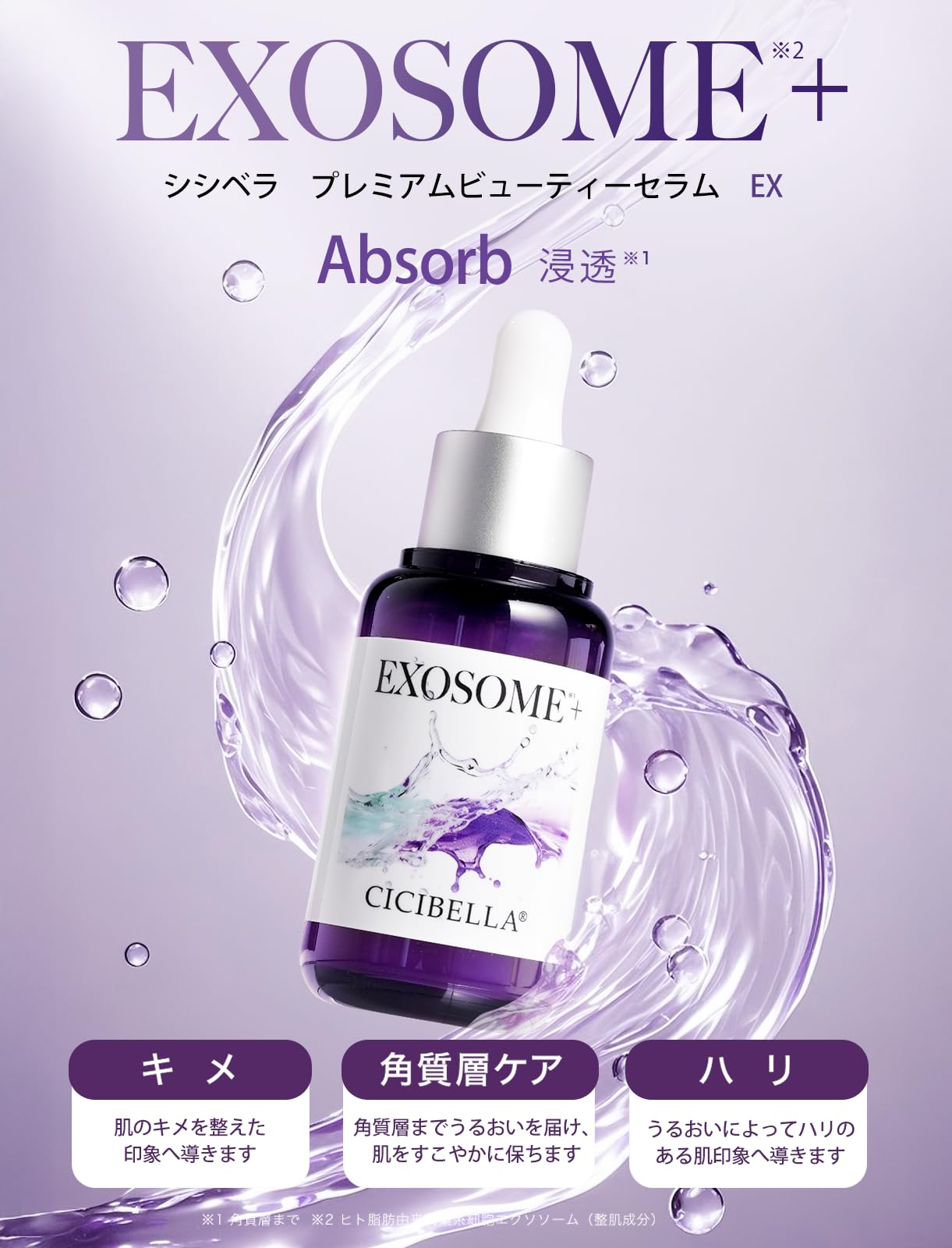 Amazon.co.jp: CICIBELLA 美容液 30ml エクソソーム ペプチド ビタミン