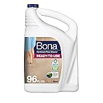 Bona Hardwood Floor Cleaner Refill - 96 fl oz - Unscented - Refill Spray Mops and Spray Bottles - Residue-Free Floor Cleaning Solution for Wood Floors