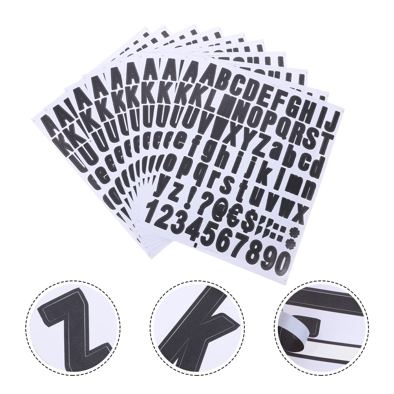 Oltre 630 Adesivi Numerici Per Scrapbooking E Decorazione – 14 Fogli Con Numeri In Carta E Lamina Oro – Autoadesivi Per Porte, Finestre, Cassette Postali, Bricolage