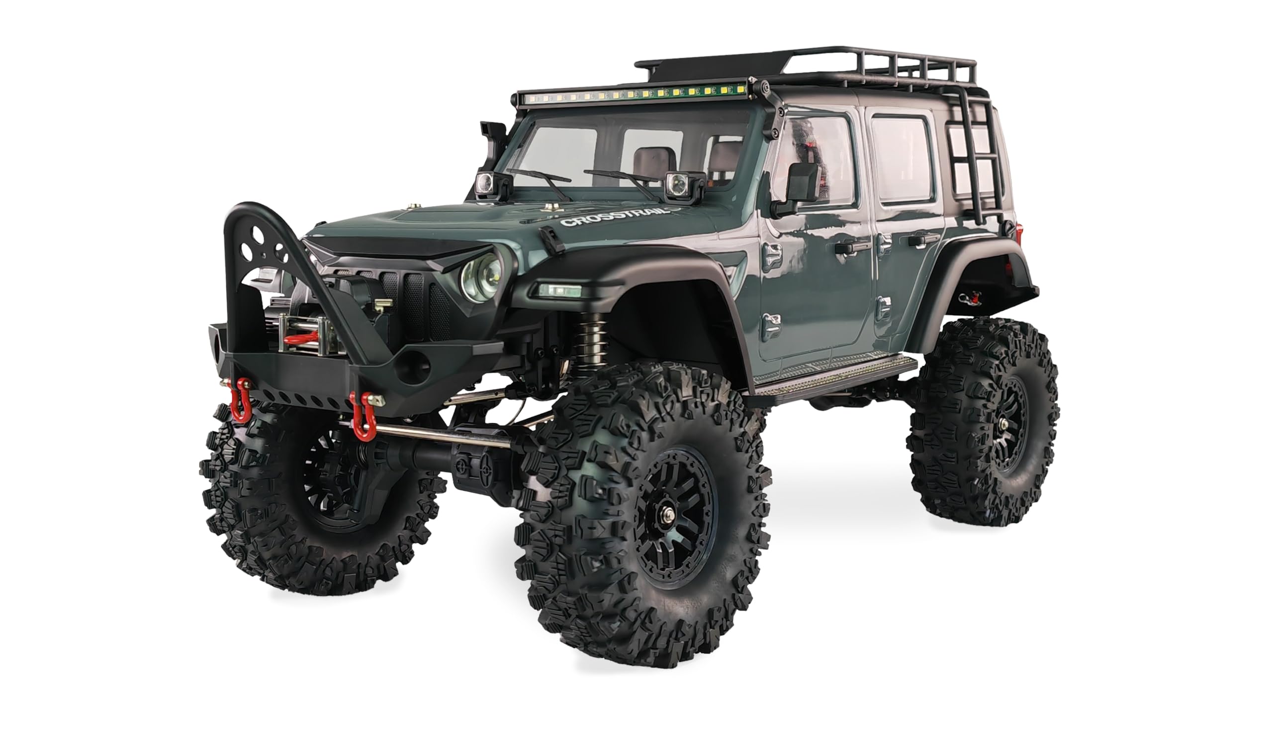 Amewi AMXRock Crosstrail Crawler 4WD 1:10 ARTR grigio chiaro RC telecomandato