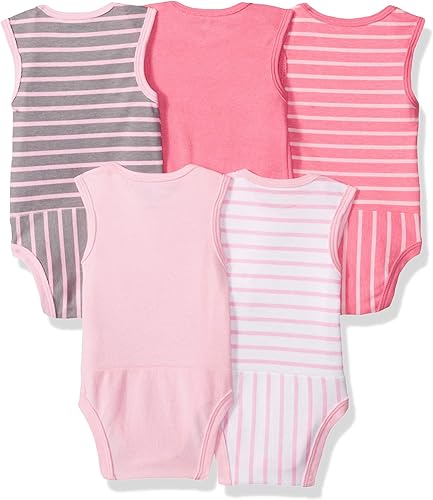 Miniatura 2 de Hanes Baby-Girls Hanes - Body para bebé, Ultimate Flexy sin mangas para niños y niñas, paquete de 5