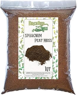 Natural Sphagnum Peat Moss Organic Soil Conditioner, Potting Soil, Soil Amendment & Media - Nutrient Enriching Gardening S...