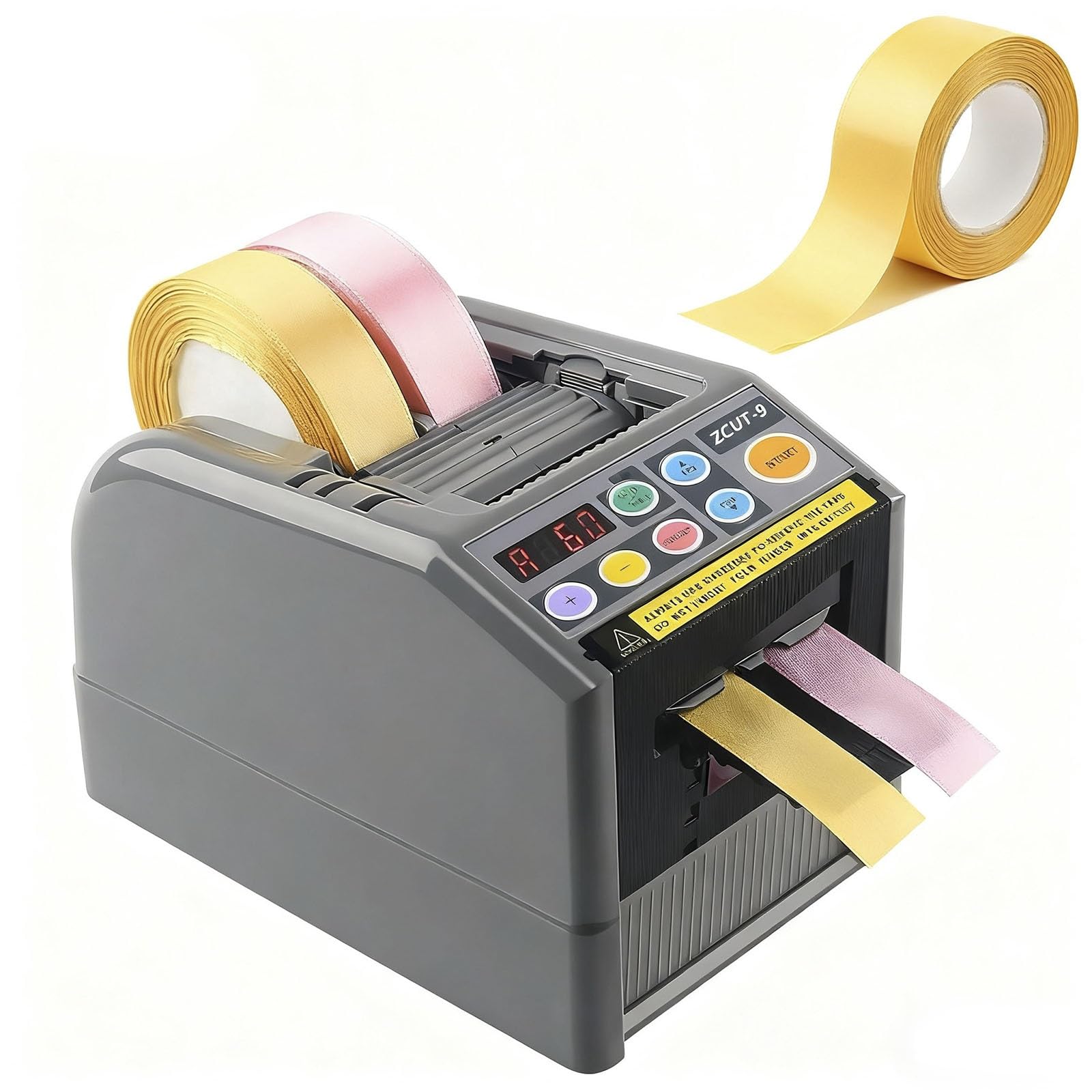 Macchina automatica for il taglio del nastro, distributore automatico di nastro con modalità automatica e manuale, fino a 6 diverse lunghezze di taglio del nastro
