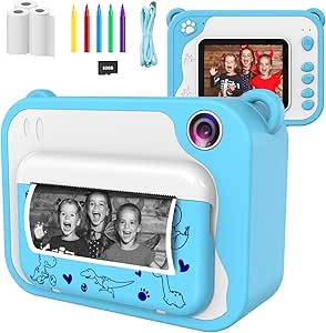 Kinderkamera 1080P - 10x Zoom Mit 32GB Karte Schokolade