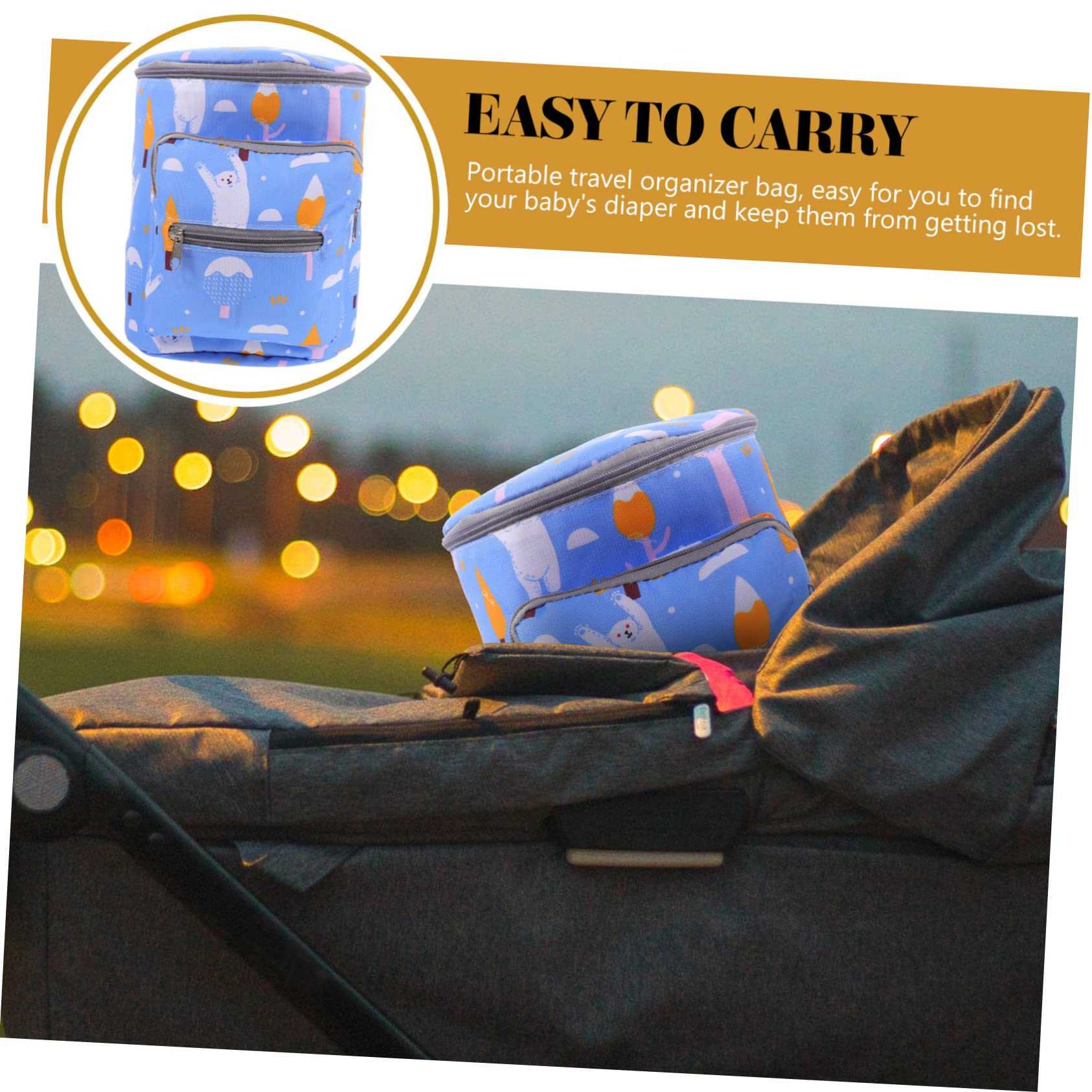 SUPVOX Baby Stuff for Newborn Diaper Storage Bag Zipper Large Capacity for Mom