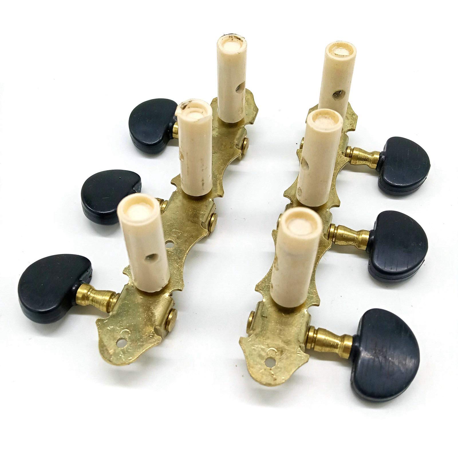 Gauche Droite Guitare Classique Cordes de RéGlage Piquets MéCaniques MéCaniques Accordeurs CléS 3L3R Accessoires de Guitare Professionnels, Noir