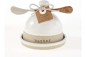 Stoneware Butter Dish: A Classic Kitchen Essential